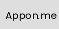 Appon.me Promo Code, Coupons Codes, Deal, Discount